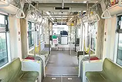 Fahrgastraum der Baureihe 7000