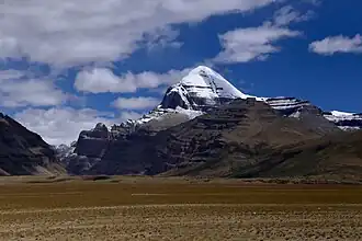 Blick auf die Südseite des Kailash