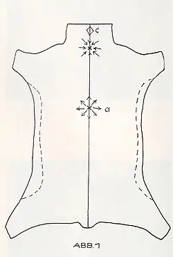 Die meisten Kalbfelle haben zwei Wirbel