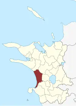 Lage des Svallerup Sogn in der Kalundborg Kommune