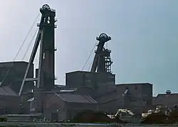 Schächte „Grillo 1/2“ in Kamen, etwa&nbsp;1978