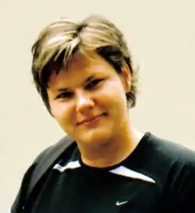 Kamila Skolimowska, 2000 Olympiasiegerin und 2002 Vizeeuropameisterin, erreichte Platz&nbsp;sechs