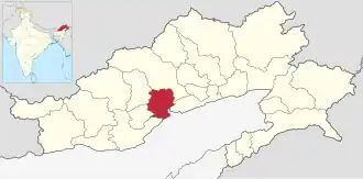 Lagekarte des Distrikts