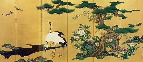 Rechter Stellschirm eines Paares[1]