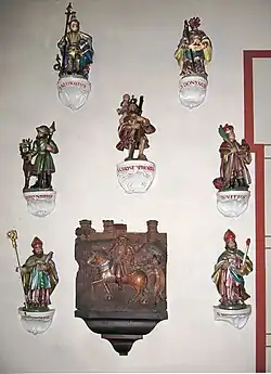 Sieben Nothelfer mit dem hl.&nbsp;Martin