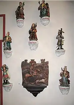 Sieben Nothelfer mit dem hl.&nbsp;Georg