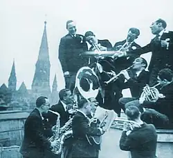 Kapelle Oscar Jost auf Dachgarten Eden Hotel Berlin 1931