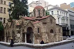 Kapnikarea-Kirche in Athen, 11. Jahrhundert Kreuzkuppelkirche