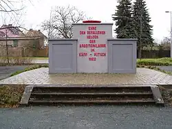 Denkmal für die in Hennigsdorf während des Kapp-Putsches gefallenen Arbeiter