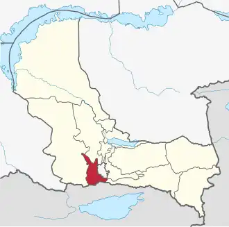 Lage im Oblys Almaty