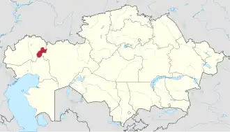 Lage in Kasachstan