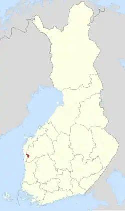 Lage von Karijoki in Finnland
