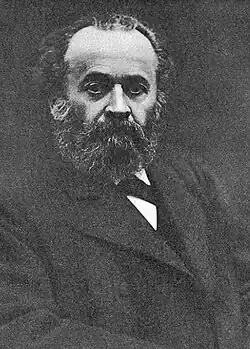 Karl Attenhofer (1837–1914) Komponist, Dirigent, Sänger, Organist und Universitätsmusikdirektor. Fotografie Eduard Abel, Zürich