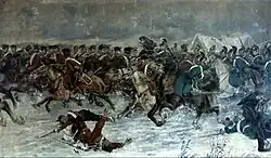 Rytterfægtningen ved Vorbasse (deutsch Das Reitergefecht bei Vorbasse), 1892