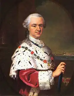 Karl Theodor, Kurfürst von der Pfalz im Kurfürstenornat (1744)