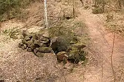 Abfluss des Schwanenweihers, vor der Wiederherstellung