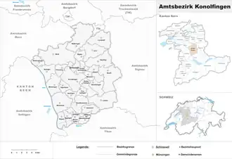 Karte von Amtsbezirk Konolfingen