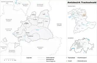 Karte von Amtsbezirk Trachselwald