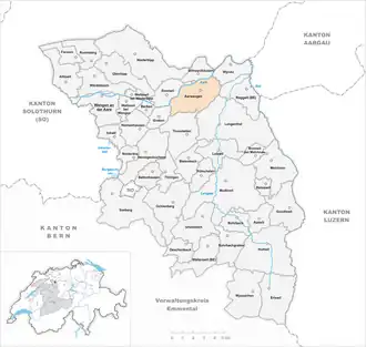 Karte von Aarwangen