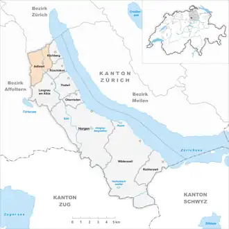 Karte von Adliswil
