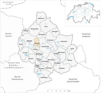 Karte von Böckten
