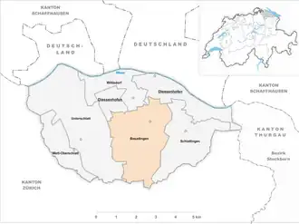 Karte von Basadingen