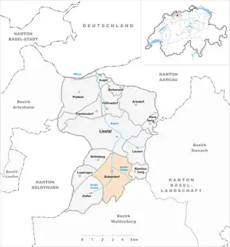 Karte von Bubendorf