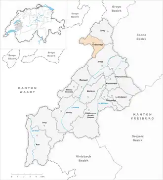 Karte von Châtonnaye