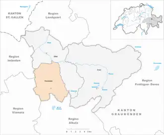 Karte von Churwalden