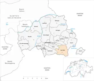 Karte von Drei Höfe