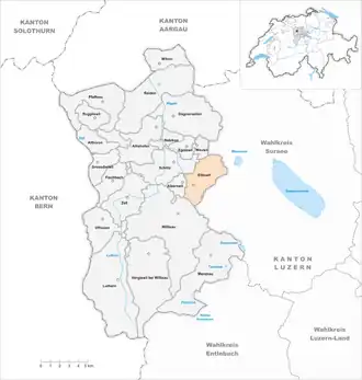 Karte von Ettiswil
