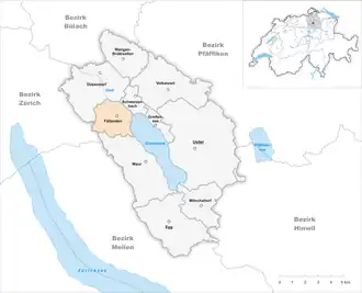 Karte von Fällanden