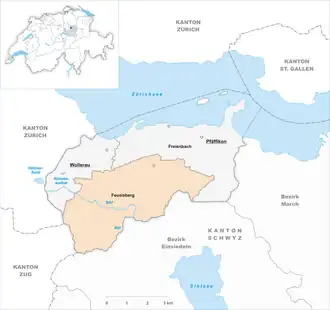 Karte von Feusisberg