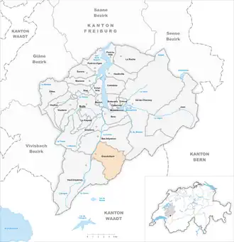 Karte von Grandvillard