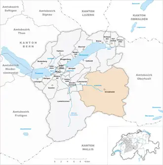 Karte von Burglauenen