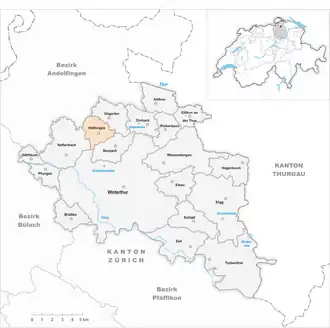 Karte von Hettlingen