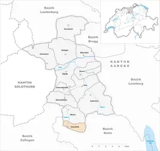 Karte von Hirschthal