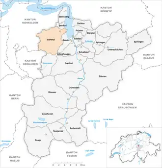Karte von Isenthal