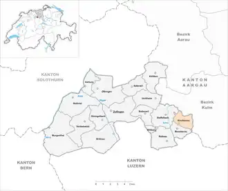 Karte von Kirchleerau