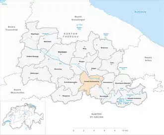 Karte von Kradolf-Schönenberg