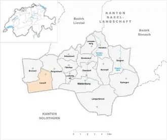 Karte von Lauwil