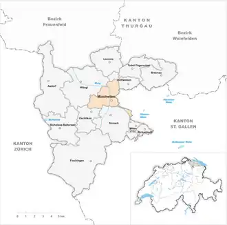 Karte von Münchwilen