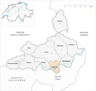 Karte von Obergösgen