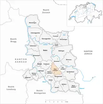 Karte von Oberrohrdorf