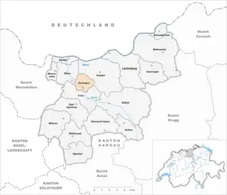 Karte von Oeschgen