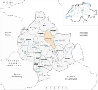 Karte von Ormalingen