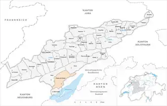 Karte von Plateau de Diesse