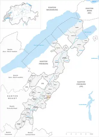 Karte von Prévonloup