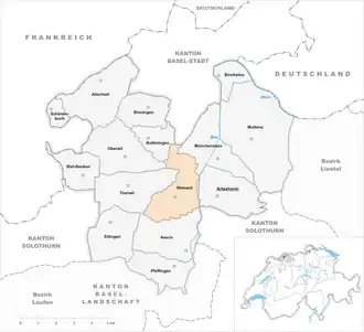 Karte von Reinach