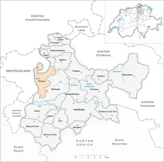 Karte von Rheinau